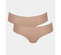 SLOGGI Lote de 2 braguitas tipo shorty Zero Microfibre. Color piel