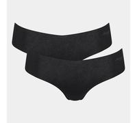 SLOGGI Lote de 2 braguitas tipo shorty Zero Modal. Color Negro