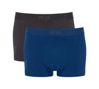 SLOGGI Lote de 2 calzoncillos bóxer lisos, SLG BASE. Color Gris + azul marino