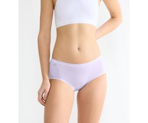 SLOGGI Lote de 3 + 1 braguita Midi Basic+ de regalo. Color Lavanda + berenjena + negro + crema