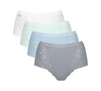 SLOGGI Lote de 3+1 gratis - bragas culotte SLOGGI CHIC MAXI. Color Lote azul