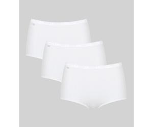 SLOGGI Lote de 3 bragas maxi Basic +. Color Blanco