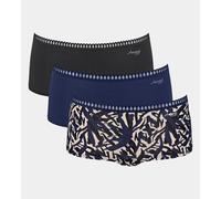 sloggi Mujer Go Crush Short C3P, Blue - Dark Combination