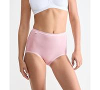SLOGGI Lote de 4 braguitas Maxi Basic+. Color MARINO + CELESTE + BLANCO + ROSA