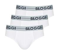 sloggi men , Go Mini C3P, Slip, Hombre, Blanco (White), 4