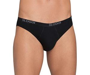 sloggi Men's sloggi Men Basic Mini Briefs, Black, 8