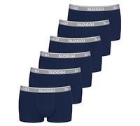 sloggi Men's sloggi Men Go Abc Hipster 6P Briefs, Blue Black, S