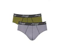 sloggi Men's sloggi Men Start Midi C2P Box Briefs, Taupe - Dark Combination, 6
