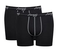 sloggi Men's sloggi Men Start Short C2P Box Briefs, Black, 7