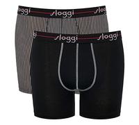 sloggi Men's sloggi Men Start Short C2P Box Briefs, Red - Dark Combination, 8
