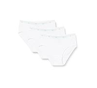 sloggi Mujer 24/7 100 H Midi 3P, Blanco, 38