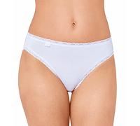 sloggi Mujer 24/7 Cotton Lace Tai C3P, Blanco, 48