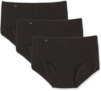 sloggi Mujer 24/7 Microfibre H Midi C3P, Negro, 44