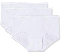 sloggi Mujer 24/7 Microfibre Midi C3P, Blanco, 42