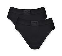 sloggi Mujer Double Comfort Tai 2P, Negro, 40