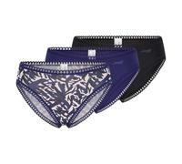 sloggi Mujer Go Crush High Leg C3P, Blue - Dark Combination