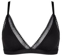 sloggi Mujer Go Ribbed R Bralette, Negro, XL