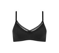 sloggi Mujer Go Ribbed R P, Negro, S Grande
