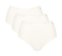 Sloggi Braguitas altas de algodón Go Daily – lote de 3 Mujer Talla M Blanco