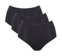 Sloggi braguitas Go Daily algodón cintura alta pack de 3 negro Talla S-M