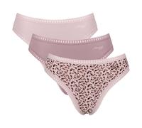 Sloggi Mujer Slips , 3er Paquete - Ir Crush Alto Pierna C3P, Ropa,Stretch-Baum