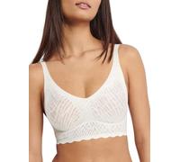 sloggi Mujer Zero Feel Bliss Bralette, Silk White, XL