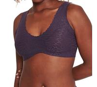 sloggi Mujer Zero Feel Lace 2.0 Bralette, Blueberry, XL