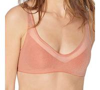 sloggi OXYGENE Infinite Soft Bra, Sujetador sin Aros, Mujer, Marrón (Peanut Butter), XS