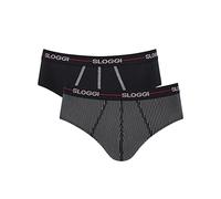 sloggi Men's sloggi Men Start Midi C2P Box Briefs, Red - Dark Combination, 5
