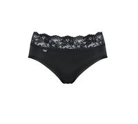 sloggi Romance Midi, Bikini Mujer, Negro (Black), 44