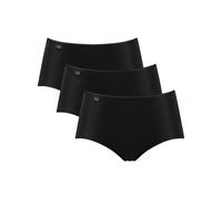 sloggi Mujer 24/7 Microfibre Midi C3P, Negro, 54