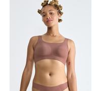 SLOGGI Sujetador top con escote redondeado Zero Feel 2.0. Color Cacao