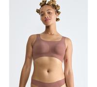 Sloggi Sujetador top con escote redondeado Zero Feel 2.0. Talla S. Color Marron