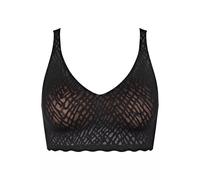 sloggi Mujer Zero Feel Bliss Bralette, Negro, XS