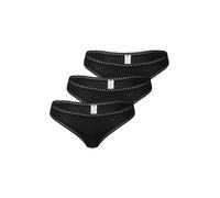 SLOGGI Tanga 'Go Crush' gris oscuro / negro XL EUR