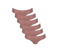 SLOGGI Tanga ' ZERO Microfibre 2.0 Hipstring ' marrón / malva XS marrón / malva