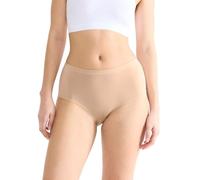 Sloggi Women's GO Sense - Bragas de Cintura Alta (2 Unidades, Mantequilla de Cacahuete, Talla S), Mantequilla de Cacahuete, S