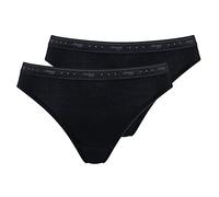 Sloggi Braguitas para mujer sloggi 24/7 100 Tai – Pack de 2, negro, talla 48
