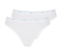 sloggi Women's sloggi 24/7 100 Tai 2P Briefs, White, 36