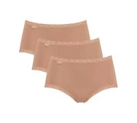 sloggi Women's sloggi 24/7 Cotton Lace Midi C3P Briefs, Brush, 44