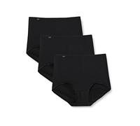 sloggi Women's sloggi 24/7 Microfibre Maxi C3P Briefs, Black, 44
