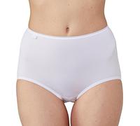 sloggi Women's sloggi 24/7 Microfibre Maxi C3P Briefs, White, 48