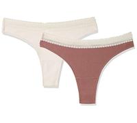 sloggi Women's sloggi Go Ribbed Brazil C2P Briefs, Brown - Light Combination, S