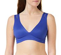 sloggi Women's sloggi Zero Feel Flow Bralette Bustier , Blue Sapphire, Xs