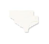 sloggi Women's sloggi Zero Microfibre 2.0 H Hipster 2P Briefs, Angora, M