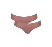 sloggi Women's sloggi Zero Microfibre 2.0 Hhipstring 2P Briefs, Cacao, L