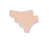 sloggi Women's sloggi Zero Microfibre 2.0 Hhipstring 2P Briefs, Cameo Brown, Xl