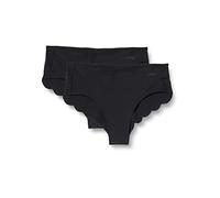 sloggi Women's sloggi Zero Modal 2.0 H Hipster 2P Briefs, Black, Xl