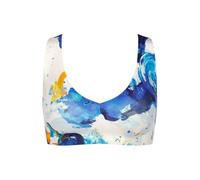 sloggi Zero Feel 2.0 Collab Bralette, Bra Molded para Mujer, Blue - Light Combination, XS