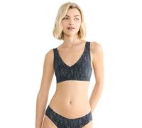 Sloggi Zero Feel 2.0 Festive Bralette Sujetador, Combinación Negro, XL Mujeres